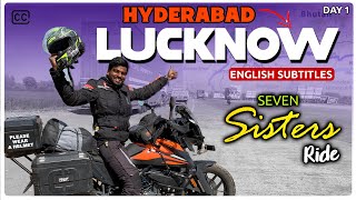 రచ్చ మొదలైంది NORTH EAST RIDE  Day 1  Hyderabad  Lucknow  Telugu Motovlogs  Bayya Sunny Yadav [upl. by Stranger]