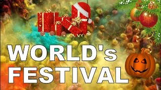 Top 10 festival celebrated worldwide  must watch  2016 [upl. by Dyal]