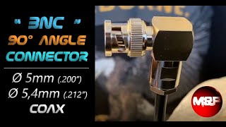 How to Install BNC 90° Right Angle Coax Connector [upl. by Eidas]