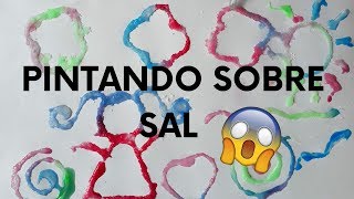 PINTAR sobre SAl  ARTE para NIÑOS [upl. by Sallee]