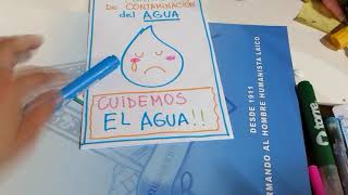 DÍPTICO CONTAMINACIÓN DEL AGUA [upl. by Clementis]