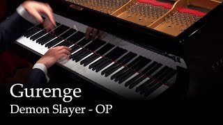 Gurenge  Demon Slayer OP Piano [upl. by Anwahsak248]