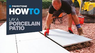 How To Lay A Porcelain Patio [upl. by Robby]