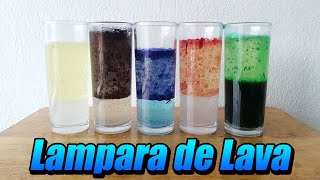 Experimento 5 Formas de hacer una lampara de lava [upl. by Doykos]