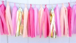 DIY GUIRNALDA TASSELS PARA DECORAR TUS FIESTAS  Marleny Crisostomo [upl. by Ophelie991]