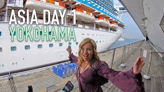 Asia Cruise Vlog Day 1 Yokohama Embarkation [upl. by Eimac]