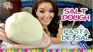 How to make Salt Dough  Cómo hacer masa de sal [upl. by Llerrem905]