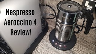 Nespresso Aeroccino 4 Milk Frother Review  Worth upgrading from the Aeroccino 3 [upl. by Willet780]