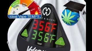 PERFECT Vaporizer Temperature For THC or CBD  GUIDE [upl. by Levenson]