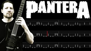 PANTERA Floods Outro Guitar Tab  Lesson [upl. by Gunthar]