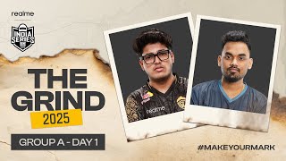 HINDI realme BGIS 2025  THE GRIND  Group A  Day 1 [upl. by Assele337]