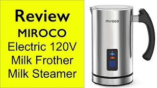 Review Miroco Milk Frother  How to make froth milk at home [upl. by Berlauda492]