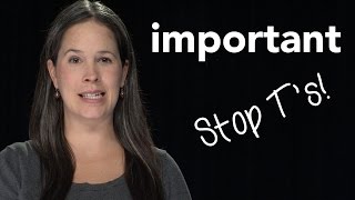 How to Pronounce IMPORTANT  American English [upl. by Erdei]