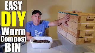 Easy DIY Worm Compost Bin [upl. by Anawk746]