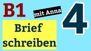 Lektion 4  Deutsch lernen mit Anna  B1  einen Brief schreiben [upl. by Osbert]