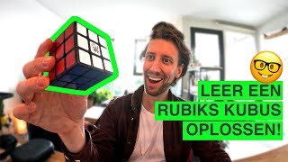 RUBIKS KUBUS OPLOSSEN In 6 eenvoudige stappen [upl. by Aun]