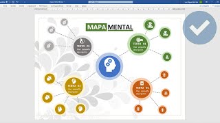 COMO CREAR UN MAPA MENTAL EN WORD [upl. by Casabonne]