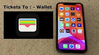 How to add Tickets to Apple Wallet [upl. by Arramat176]