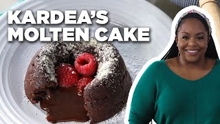 Kardea Browns Molten Chocolate Cakes  Delicious Miss Brown  Food Network [upl. by Hedva]