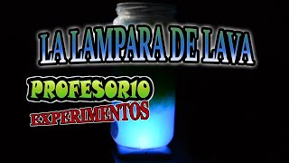 Lámpara de lava casera Experimentos caseros fáciles [upl. by Marwin710]