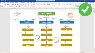 Como crear un mapa conceptual en WORD [upl. by Esilehs150]