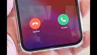 iPhone 11 Pro How to Answer  Decline an Incoming Call [upl. by Meir]