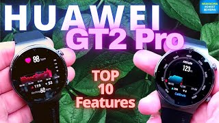 TOP 10 Secrets of the HUAWEI GT2 Pro  Review  Features and Functions Explained [upl. by Burner]