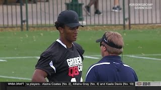 DeShone Kizer  Jon Grudens QB Camp [upl. by Karil]