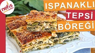 Kat Kat Ispanaklı Tepsi Böreği  çok beğenilen kolay börek tarifi [upl. by Figone70]