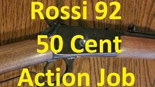 Rossi R92 50 Cent Action Job Winchester 92 Clone [upl. by Waiter762]