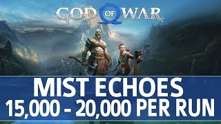 God of War  Niflheim Mist Echoes Farming Walkthrough 15000  20000 Mist Echoes per 10 Minutes [upl. by Benji]