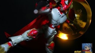 AFR  Warp Digivolving Guilmon to Gallantmon Japanese Version Figure Review [upl. by Sib]