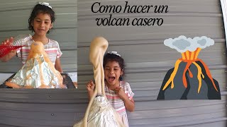 COMO HACER UN VOLCAN CASERO [upl. by Anerroc82]