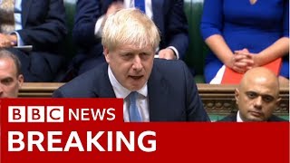 Boris Johnson makes first Commons statement as PM  BBC News [upl. by Melburn]