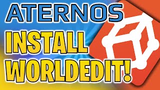 How To Install World Edit To YOUR Aternos Server on 1165 [upl. by Dunkin]