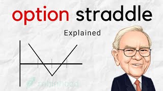 Options Straddle Strategy Explained  RobinHood Tutorial [upl. by Aihsele]