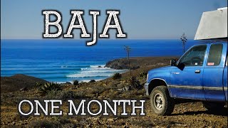 ONE MONTH BAJA TRIP  A Surf Travel Adventure [upl. by Bickart]