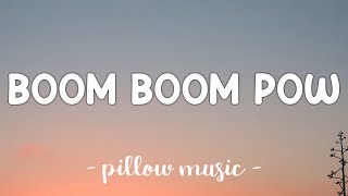 Boom Boom Pow  Black Eyed Peas Lyrics 🎵 [upl. by Acsehcnarf]