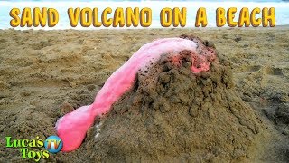 How to make a volcano eruption with vinegar and soda  easy DIY volcano science project for kids [upl. by Oicnerual]