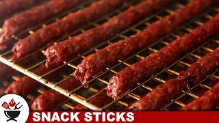 Smoked Snack Sticks Recipe [upl. by Kihtrak]