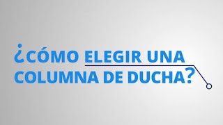 Cómo elegir una columna de ducha [upl. by Lyrret]