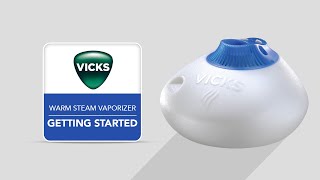 Vicks Warm Steam Vaporizer V150  Getting Started [upl. by Adnopoz184]