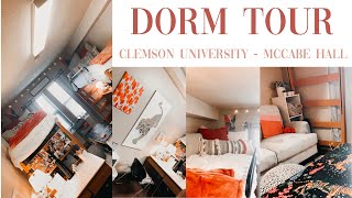 CLEMSON DORM ROOM TOUR  MCCABE HALL [upl. by Ettedo698]