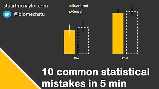 Ten Statistical Mistakes in 5 Min [upl. by Scarrow]