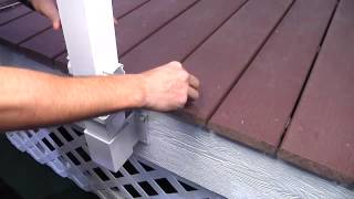 How to Install Fascia Mount Railing Installation [upl. by Sell]