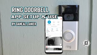 Ring doorbell app setup and use [upl. by Seamus307]