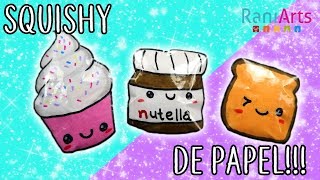 Haz SQUISHIES de PAPEL Super fáciles [upl. by Eelegna]