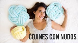 Como hacer cojines con nudos [upl. by Notgnihsaw]