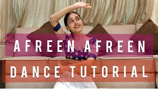 Afreen Afreen  Dance Tutorial  Semiclassical × Whacking  Anvi Shetty Tutorial  Sitting Dance [upl. by Paola]