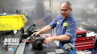 Garrett Turbocharger Teardown  Diesel On Demand [upl. by Gnek]